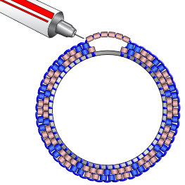 Brick Stitch Hoop Direction